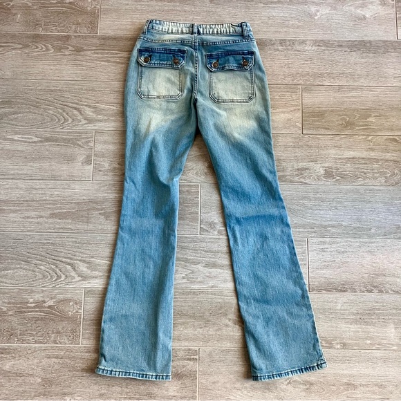 Forever 21 Low Rise Medium Wash Bootcut Jeans - Picture 2 of 2